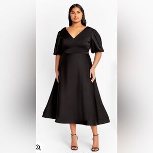 CityChic Lula Black Dress